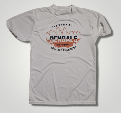 Bengals Skyline 2021 AFC Champions tee