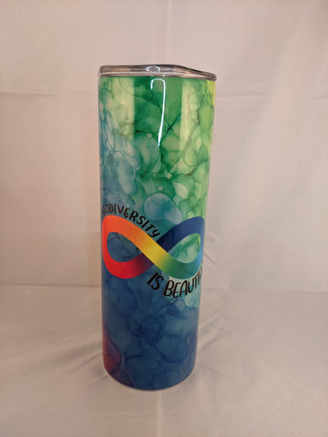 Neurodiversity is Beautiful - Choose Kindness' Tumbler