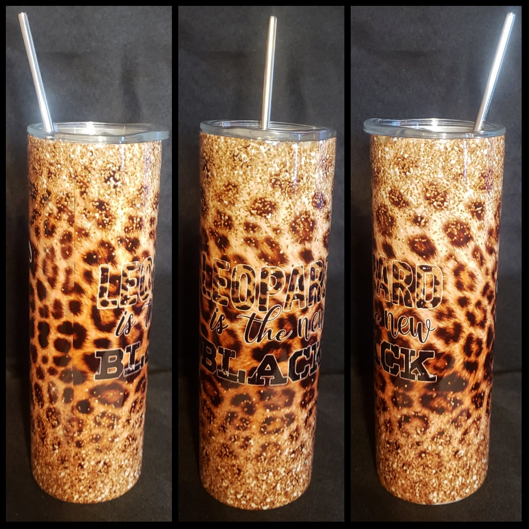 'Leopard is the New Black' Tumbler