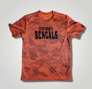 Bengals Orange Camo Hex Tee