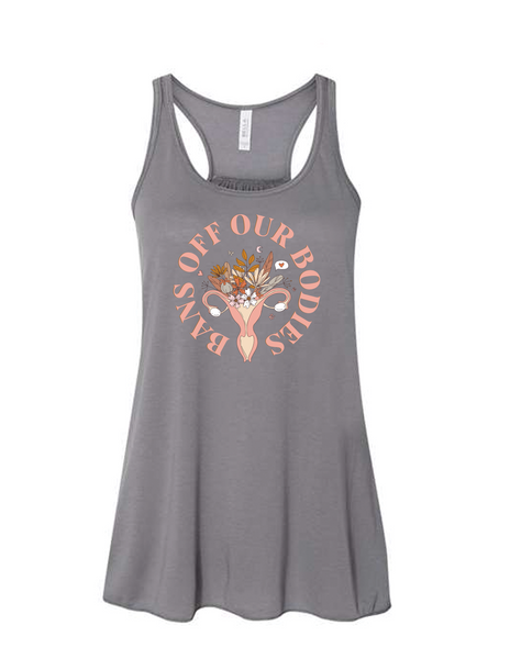 Bans Off Our Bodies Flowy Racerbank Tank