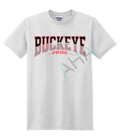 Buckeye Pride White Tee