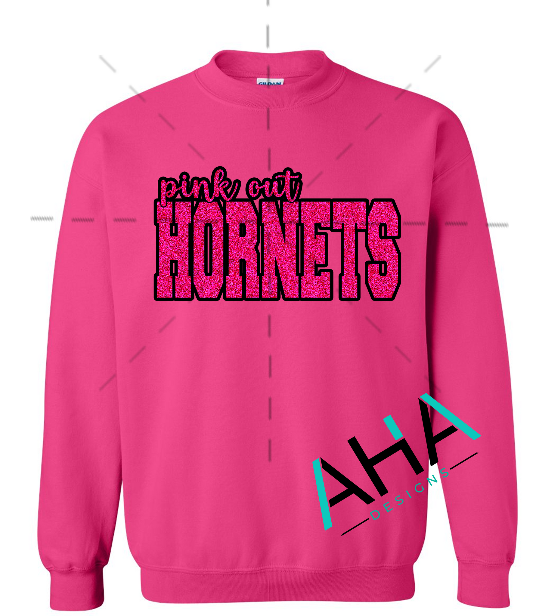 Pink Out Hornets Crew Sweatshirt