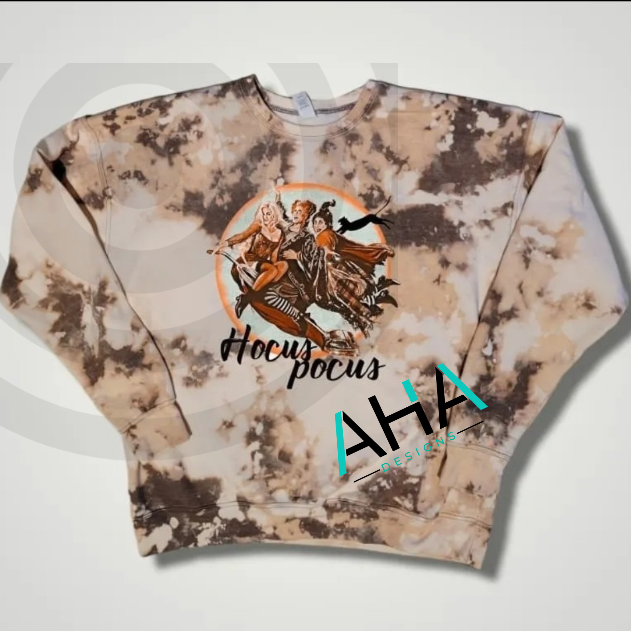 Acid wash Hocus Pocus crew sweatshirt