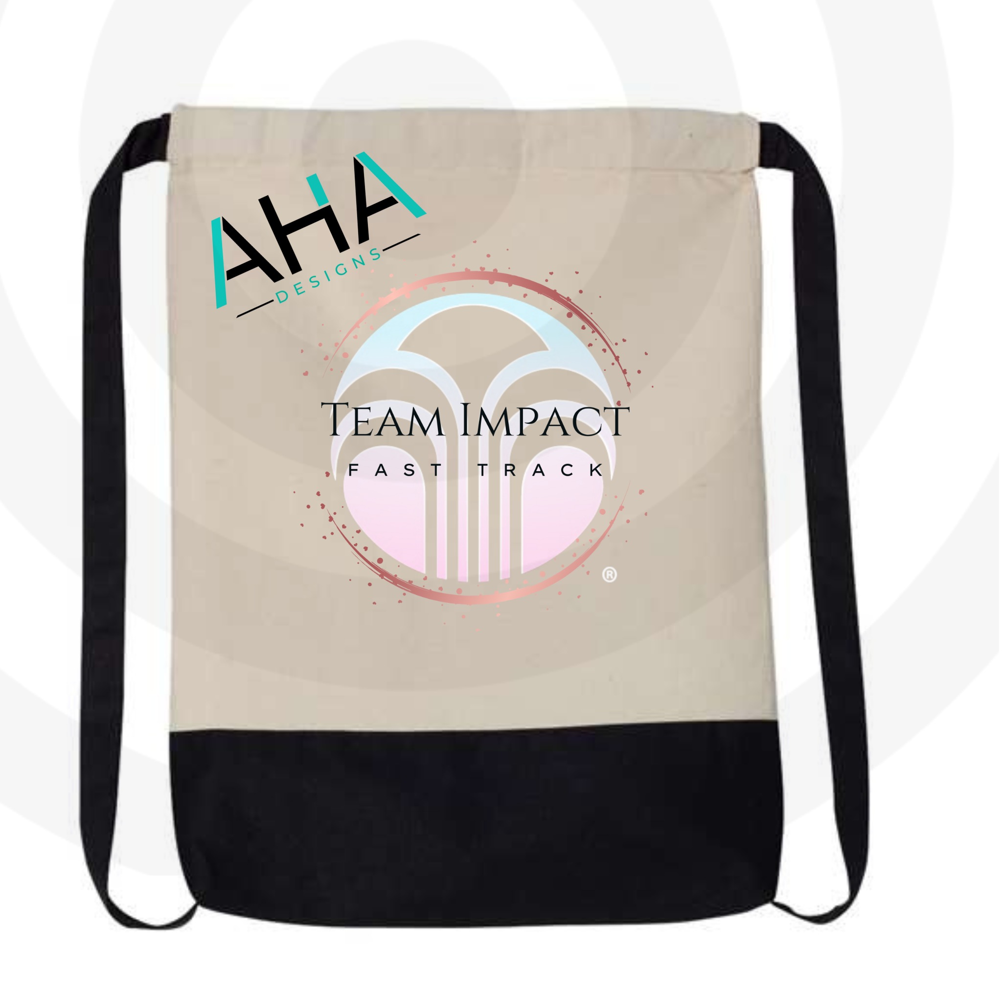 Team Impact Two Color Drawstring Backpack