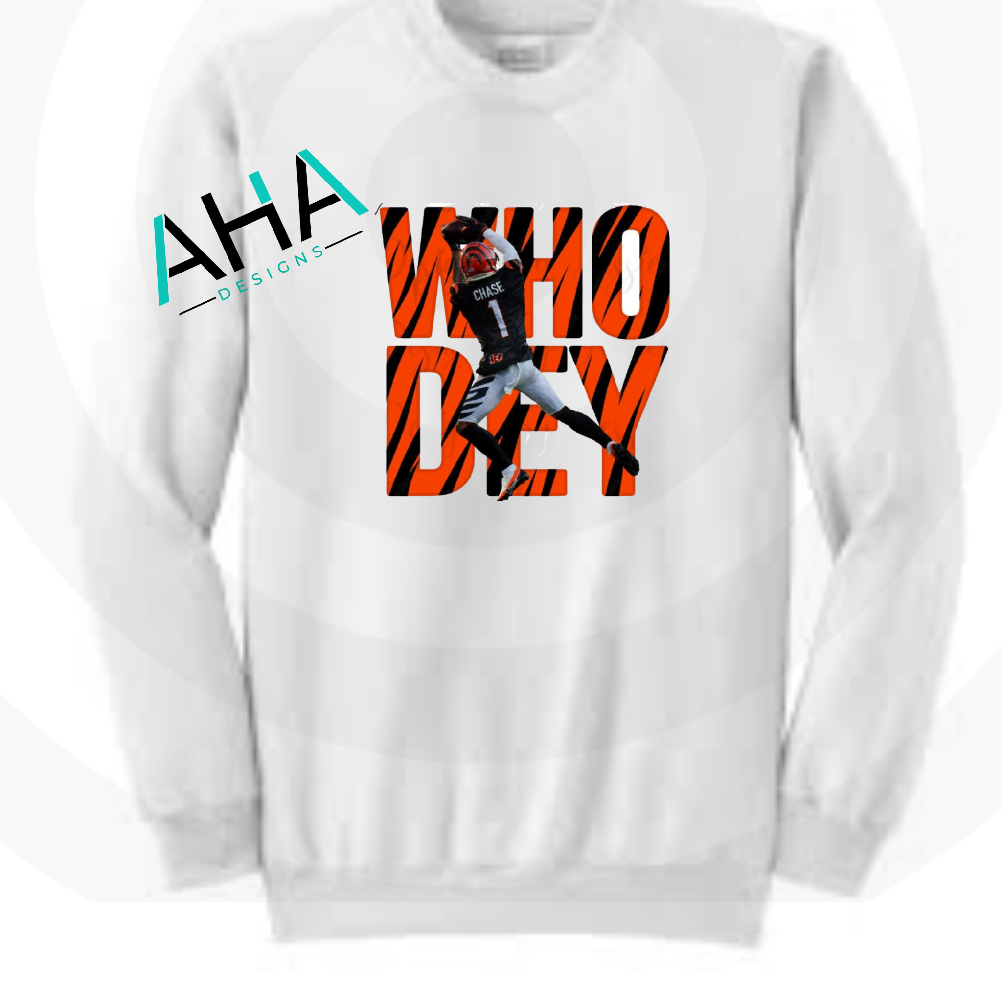 Chase #1 WHO DEY crew sweatshirt