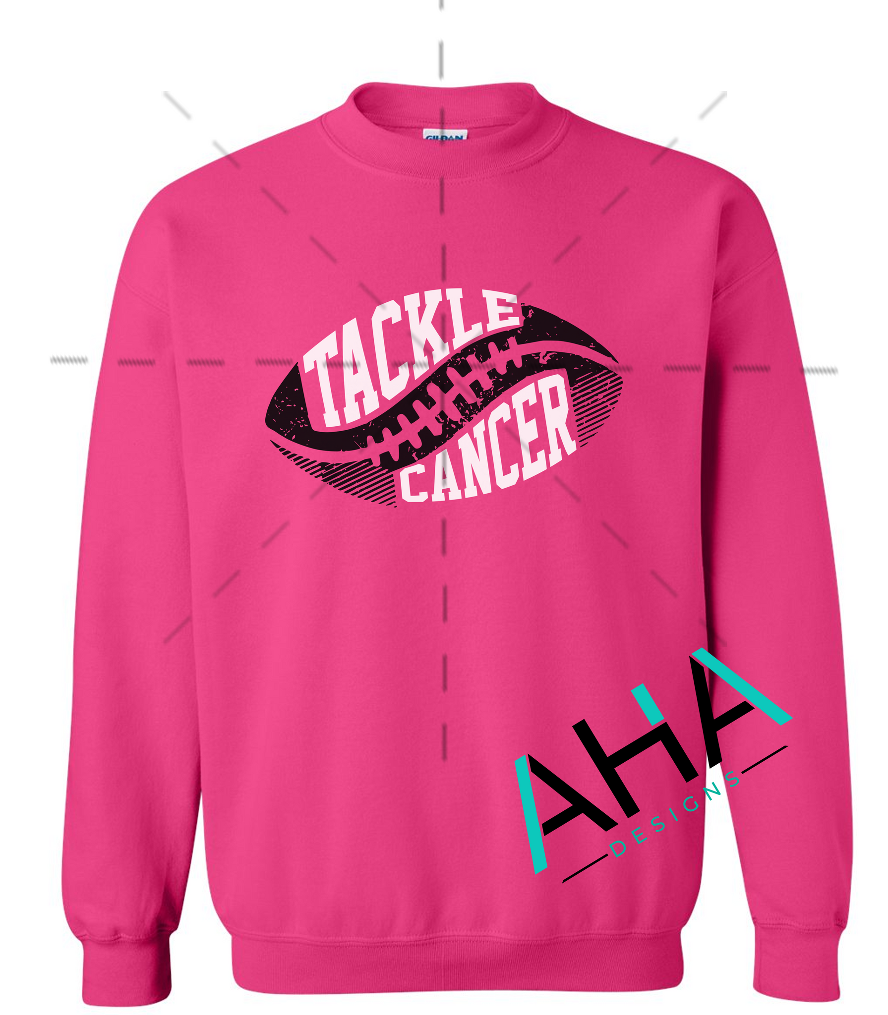 [PRE-ORDER] Pink Tackle Cancer Crew Sweatshirt