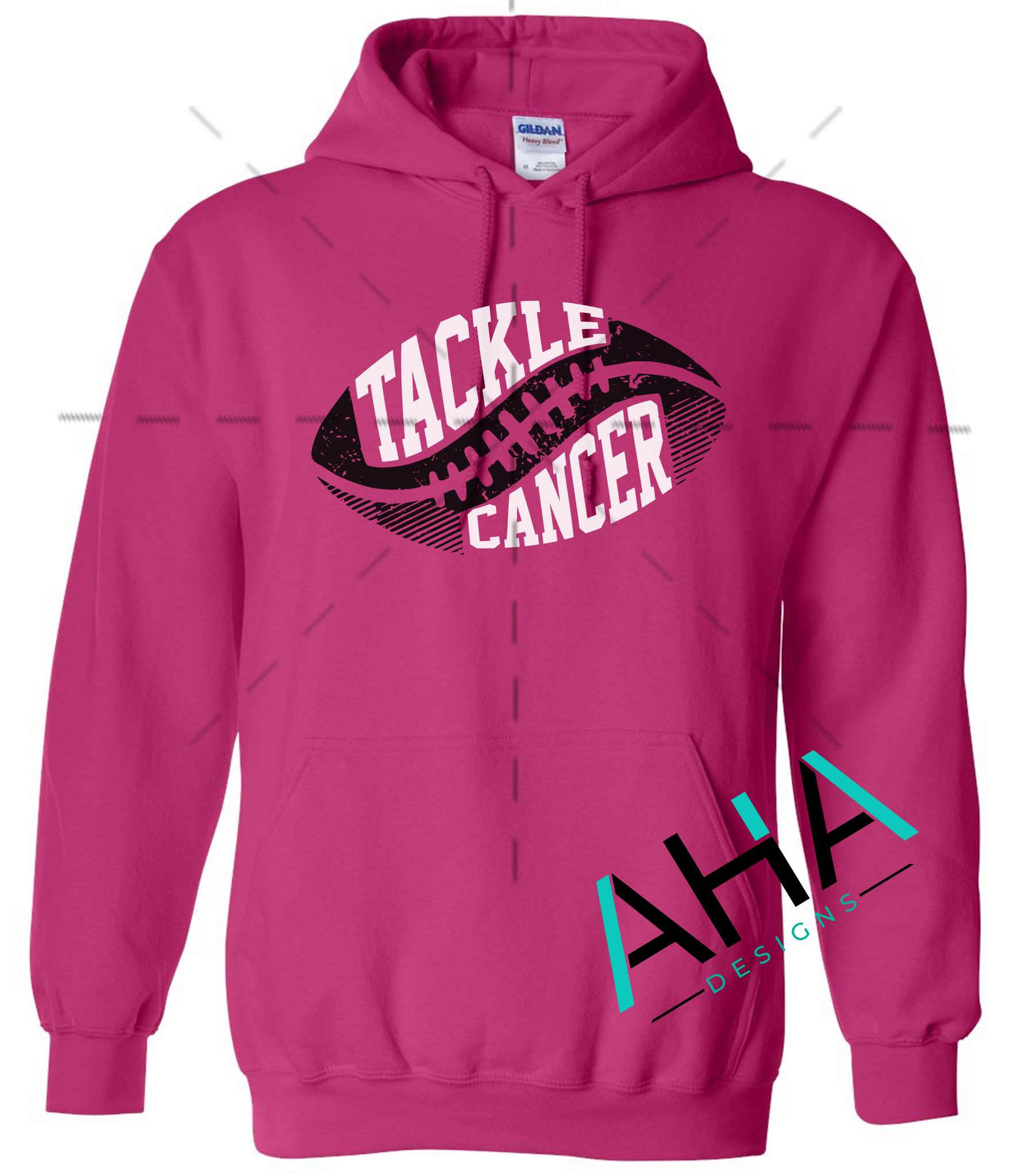 Pink Tackle Cancer Hooded Sweatshirt