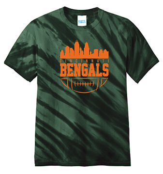 Black Bengals Tiger Striped Tee